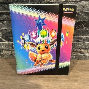 NWOT Pokémon Trading Card Binder Prismatic Evolutions Holds 378 Trading Cards